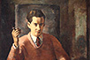 „Портрет Бранимира Ћосића”, уље на платну, рад Јована Бијелића, 1927.
